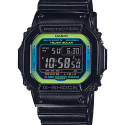 นาฬิกา คาสิโอ Casio G-Shock Tough Solar MULTIBAND6 Limited Lime Accent Color series รุ่น GW-M5610LY-1JF ของแท้ รับประกัน 1 ปี (นำเข้า Japan) ไม่มีขายในไทย