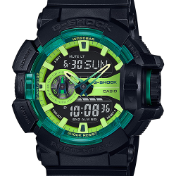 นาฬิกา คาสิโอ Casio G-Shock Limited Lime Accent Color series รุ่น GA-400LY-1A ของแท้ รับประกัน 1 ปี (นำเข้า Japan)