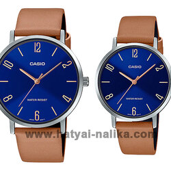 นาฬิกา คาสิโอ Casio SETคู่รัก รุ่น MTP-VT01L-2B2+LTP-VT01L-2B2 ของแท้ รับประกัน 1 ปี