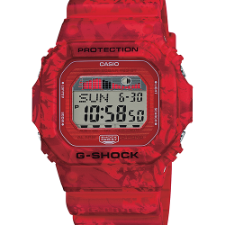 นาฬิกา Casio G-Shock Limited Vintage Flower Pattern series รุ่น GLX-5600F-4 "แดงฮาวาย" ของแท้ รับประกัน1ปี