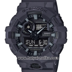 นาฬิกา คาสิโอ Casio G-Shock Special Color GA-700UC Military Utility Color series รุ่น GA-700UC-8A สี Dark Gray (ไม่วางขายในไทย) ของแท้ รับประกัน 1 ปี