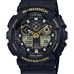 นาฬิกา Casio G-Shock Special Color BLACK&GOLD XTRA Color series รุ่น GA-100GBX-1A9 ของแท้ รับประกัน1ปี