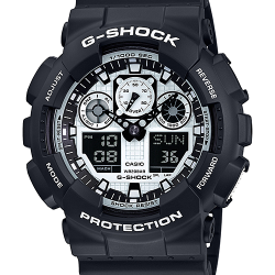 นาฬิกา Casio G-Shock Limited WHITE & BLACK series รุ่น GA-100BW-1A ของแท้ รับประกัน1ปี
