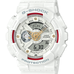นาฬิกา Casio G-SHOCK รุ่นพิเศษ Diamond Design Red Highlighted GA-110DDR รุ่น GA-110DDR-7A ของแท้ รับประกัน1ปี