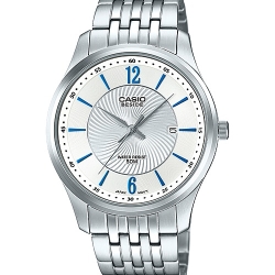 นาฬิกา คาสิโอ Casio BESIDE 3-HAND ANALOG รุ่น BEM-151D-7AV ของแท้ รับประกัน 1 ปี