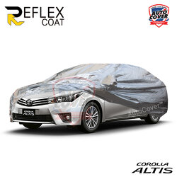 ผ้าคลุมรถเข้ารูป 100% รถ TOYOTA ALTIS ปี 2014-2019 รุ่น REFLEX COAT
