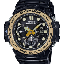 นาฬิกา Casio G-Shock GULFMASTER Twin Sensor Vintage Black&Gold series รุ่น GN-1000GB-1A ของแท้ รับประกัน1ปี