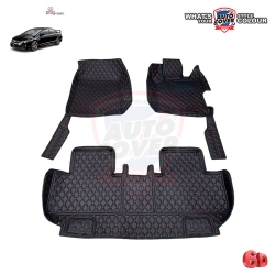 พรมปูพื้นรถยนต์ 6D รถ HONDA CIVIC (FD) ปี 2006-2012 พรมรถยนต์ชุดภายในห้องโดยสาร จำนวน 3 ชิ้น
