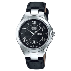 นาฬิกา คาสิโอ Casio BESIDE 3-HAND ANALOG รุ่น BEL-130L-1AV ของแท้ รับประกัน 1 ปี