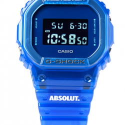 นาฬิกา Casio G-SHOCK x ABSOLUT China Limited Collaboration model รุ่น DW-5600SB-2PRABS (วางขายเฉพาะในจีนเท่านั้น) ของแท้ รับประกัน1ปี
