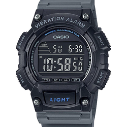 นาฬิกา คาสิโอ Casio แบตเตอรี่ 10 ปี รุ่น W-736H-8BV ของแท้ รับประกัน 1 ปี