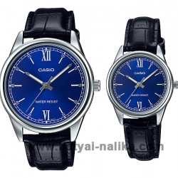 นาฬิกา คาสิโอ Casio SETคู่รัก รุ่น MTP-V005L-2B+LTP-V005L-2B ของแท้ รับประกัน 1 ปี