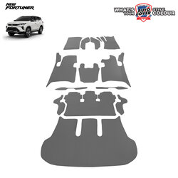 พรมปูพื้นรถยนต์ พรมกระดุม รถ TOYOTA FORTUNER LEGENDER ปี 2022 - 2025 เกียร์ Auto ชุดเต็มคันรวมท้าย จำนวน 14 ชิ้น