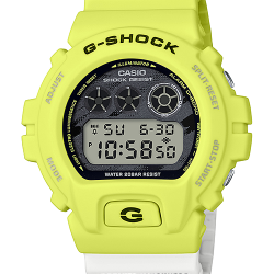นาฬิกา Casio G-SHOCK Limited Lightning Yellow series รุ่น DW-6900TGA-9 ของแท้ รับประกัน1ปี