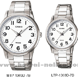 นาฬิกา คาสิโอ Casio SETคู่รัก รุ่น MTP-1303D-7B+LTP-1303D-7B ของแท้ รับประกัน 1 ปี