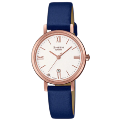 นาฬิกา คาสิโอ Casio SHEEN SAPPHIRE CRYSTAL คริสตัลแซฟไฟร์ SHE-4540 series รุ่น SHE-4540CGL-7A ของแท้ รับประกัน1ปี