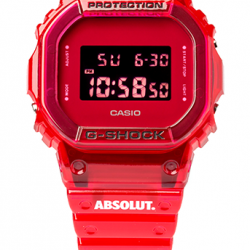 นาฬิกา Casio G-SHOCK x ABSOLUT China Limited Collaboration model รุ่น DW-5600SB-4PRABS (วางขายเฉพาะในจีนเท่านั้น) ของแท้ รับประกัน1ปี