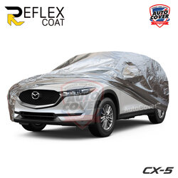 ผ้าคลุมรถเข้ารูป 100% รถ MAZDA CX 5 ปี 2018-2022 ผ้าคลุมกันแดด กันไอร้อน กันน้ำ รุ่น REFLEX COAT