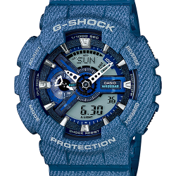 นาฬิกา Casio G-Shock ลายยีนส์ Limited Denim Color series รุ่น GA-110DC-2A (สี Blue Jean) ของแท้ รับประกัน 1 ปี