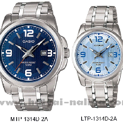 นาฬิกา คาสิโอ Casio SETคู่รัก รุ่น MTP-1314D-2A+LTP-1314D-2A ของแท้ รับประกัน 1 ปี