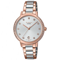 นาฬิกา คาสิโอ Casio SHEEN 3-HAND Analog SHE-4056 series รุ่น SHE-4056SPG-7A ของแท้ รับประกัน1ปี