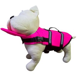 Dogtalog เสื้อชูชีพสุนัข Dogtalog แบบมีรองคอถอดได้ สีชมพู Pink