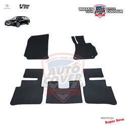 พรมปูพื้นรถยนต์ พรมกระดุม รถ BENZ E Class W212 ชุดพรมพื้นจำนวน 5 ชิ้น