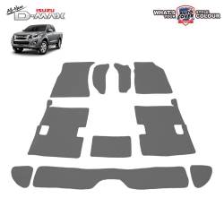 พรมปูพื้นรถยนต์ พรมกระดุม รถ ISUZU D-MAX Space Cab ปี 2013-2018 ชุดภายในห้องโดยสาร จำนวน 10 ชิ้น