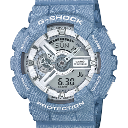 นาฬิกา Casio G-Shock ลายยีนส์ Limited Denim Color series รุ่น GA-110DC-2A7 (สี Light Blue Jean) ของแท้ รับประกัน 1 ปี