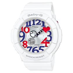 นาฬิกา Casio Baby-G White Tricolor series รุ่น BGA-130TR-7B ของแท้ รับประกัน1ปี