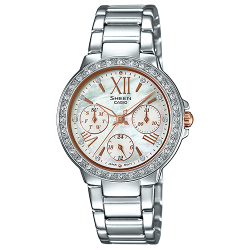 นาฬิกา คาสิโอ Casio SHEEN MULTI-HAND รุ่น SHE-3052D-7A ของแท้ รับประกัน1ปี