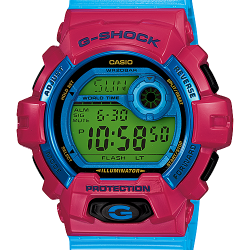 นาฬิกา คาสิโอ Casio G-Shock Limited model Crazy Color รุ่น G-8900SC-4 “Giorno Giovanna” (หายากมาก)