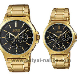 นาฬิกา คาสิโอ Casio SETคู่รัก รุ่น MTP-V300G-1A+LTP-V300G-1A ของแท้ รับประกัน 1 ปี