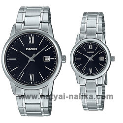 นาฬิกา คาสิโอ Casio SETคู่รัก รุ่น MTP-V002D-1B3+LTP-V002D-1B3 ของแท้ รับประกัน 1 ปี