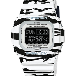 นาฬิกา Casio G-Shock Limited WHITE & BLACK series รุ่น DW-D5600BW-7 (Europe) ของแท้ รับประกัน1ปี