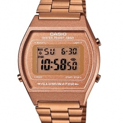 นาฬิกา คาสิโอ Casio STANDARD DIGITAL Classic ROSE GOLD Tone รุ่น B640WC-5A