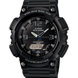 นาฬิกา คาสิโอ Casio SOLAR POWERED รุ่น AQ-S810W-1A2V (Black Out) ของแท้ รับประกัน 1 ปี