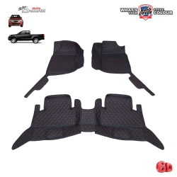 พรมรถยนต์ 6D รถ ISUZU ALL NEW DMAX SPACE CAB ปี 2013-2019 ชุดภายในห้องโดยสาร จำนวน 3 ชิ้น