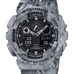 นาฬิกา Casio G-Shock Limited model Marble Camouflage series รุ่น GA-100MM-8A ของแท้ รับประกัน 1 ปี