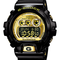 นาฬิกา คาสิโอ Casio G-Shock Standard digital รุ่น GD-X6900FB-1DR ดำทอง (หายาก)