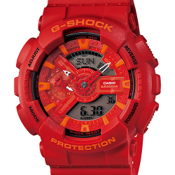 นาฬิกา คาสิโอ Casio G-Shock Limited model Red&Blue series รุ่น GA-110AC-4A “Dark Phoenix” ของแท้ รับประกัน1ปี