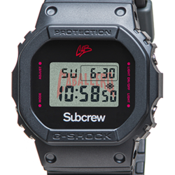 นาฬิกา Casio G-SHOCK x SUBCREW x Steve Caballero China Limited Collaboration model รุ่น DW-5600SSC20-1PRSSS (วางขายเฉพาะในจีนเท่านั้น) ของแท้ รับประกัน1ปี