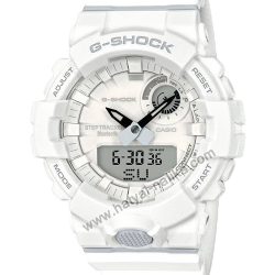 นาฬิกา Casio G-Shock G-SQUAD GBA-800 Step Tracker series รุ่น GBA-800-7A (สีขาวล้วน) ของแท้ รับประกัน1ปี