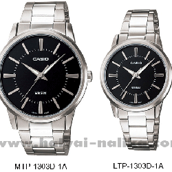 นาฬิกา คาสิโอ Casio SETคู่รัก รุ่น MTP-1303D-1A+LTP-1303D-1A ของแท้ รับประกัน 1 ปี