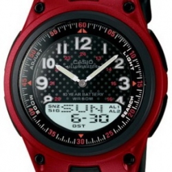 นาฬิกา คาสิโอ Casio 10 YEAR BATTERY รุ่น AW-80-4B