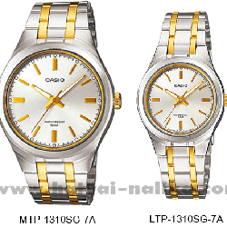 นาฬิกา คาสิโอ Casio SETคู่รัก รุ่น MTP-1310SG-7A+LTP-1310SG-7A ของแท้ รับประกัน 1 ปี