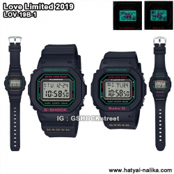 นาฬิกา คาสิโอ Casio G-Shock x Baby-G SETคู่รัก Limited G Presents LOVER's Collection "TOKYO PIXEL design" 2019 รุ่น LOV-19B-1 ของแท้ รับประกัน 1 ปี