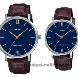 นาฬิกา คาสิโอ Casio SETคู่รัก รุ่น MTP-VT01L-2B+LTP-VT01L-2B ของแท้ รับประกัน 1 ปี