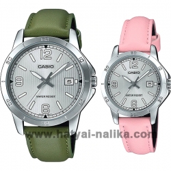 นาฬิกา คาสิโอ Casio SETคู่รัก รุ่น MTP-V004L-3B+LTP-V004L-4B ของแท้ รับประกัน1ปี