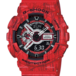 นาฬิกา คาสิโอ Casio G-Shock Limited Slash Pattern series รุ่น GA-110SL-4A